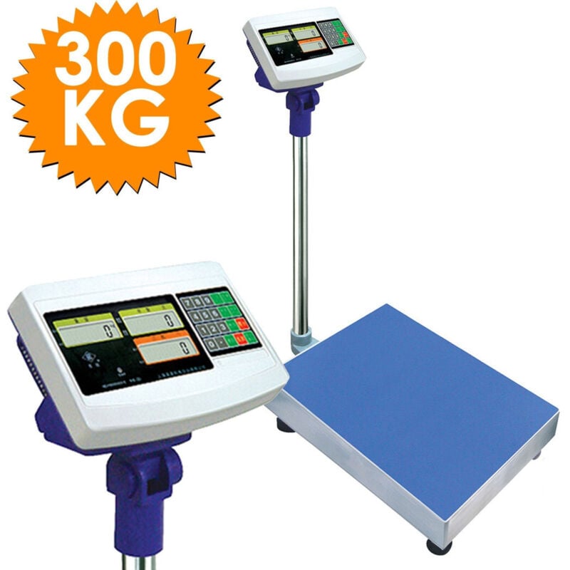 Image of Trade Shop Traesio - Trade Shop - schlussfolgerung digital budget 300 kg mit display dopple -