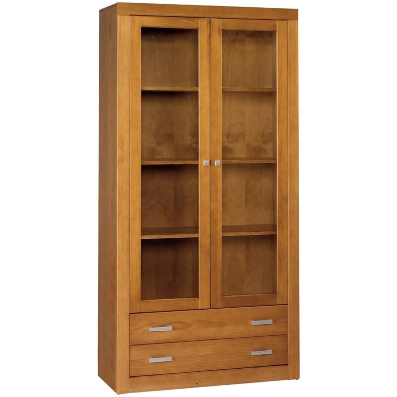 

Libreria 2 puertas en madera maciza 151.5 cm(alto)100 cm(ancho)37 cm (largo)