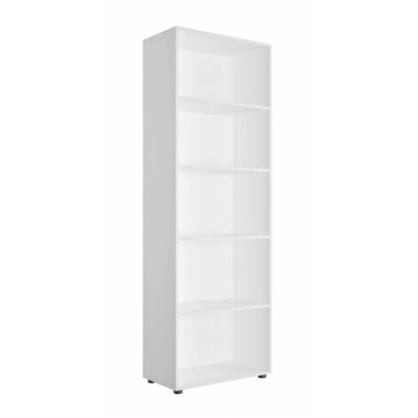 LIBRERIA 4 RIPIANI CM. 69X35X200 H BIANCA