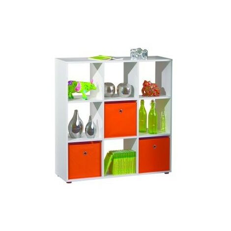 URBNLIVING Libreria a cubo grigio con porta in metallo espositore scaffale  portaoggetti scaffale portaoggetti portaoggetti (porta nera, 2 x 2 cubi (4