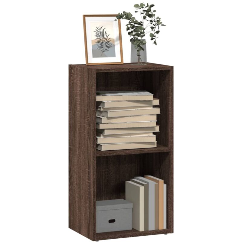 Libreria Rovere Marrone 40x30x77 cm in Legno Multistrato - Vidaxl