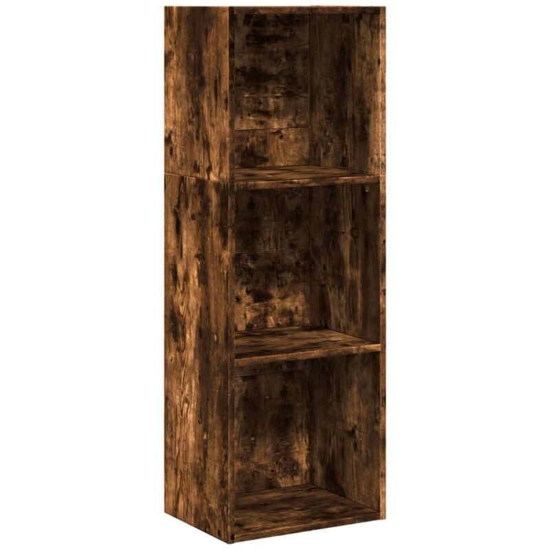 Libreria Rovere Fumo 40x30x114 cm in Legno Multistrato Vidaxl