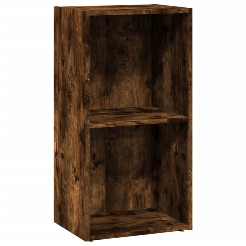 Libreria Rovere Fumo 40x30x77 cm in Legno Multistrato Vidaxl