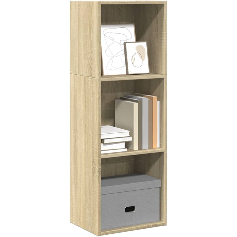 Libreria Rovere Sonoma 40x30x114 cm in Legno Multistrato - Vidaxl