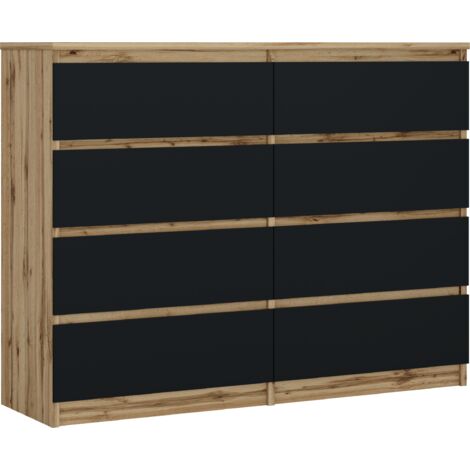 Libreria a 8 scomparti – colore: Bianco – 147 × 74 × 30 cm, in verticale o orizzontale