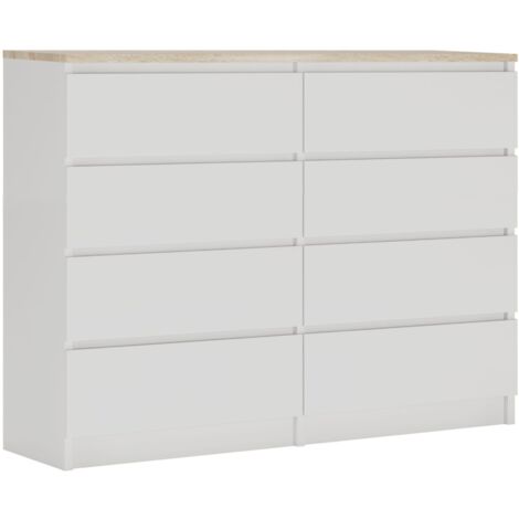 Libreria a 8 scomparti – colore: Cashmere – 147 × 74 × 30 cm, in verticale o orizzontale