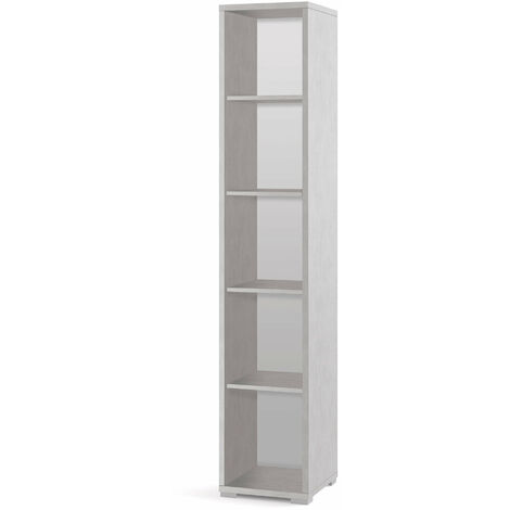 Libreria a Giorno 39x199x41 cm Ossido Bianco