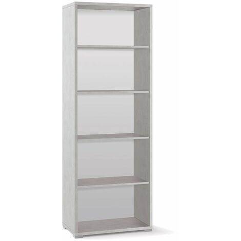 Libreria a Giorno 71x199x41 cm Ossido Bianco