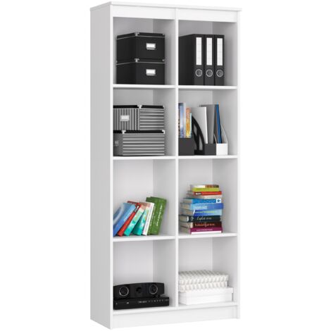 Libreria AKORD R80 Bianco 80 cm 80x35x180 cm