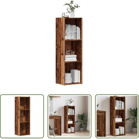 Libreria antica -  Libreria in Legno Antico 36x30x114 cm in Legno Multistrato