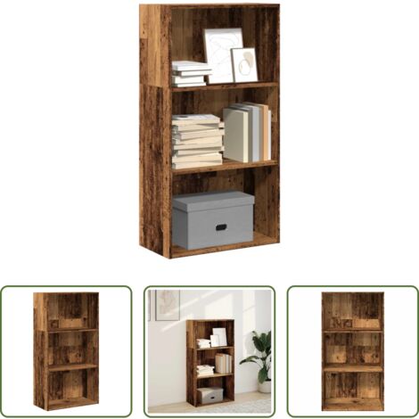 Libreria antica -  Libreria Legno Antico 60x30x114 cm in Legno Multistrato