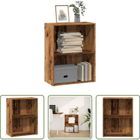 Libreria antica -  Libreria Legno Antico 60x30x77 cm in Legno Multistrato