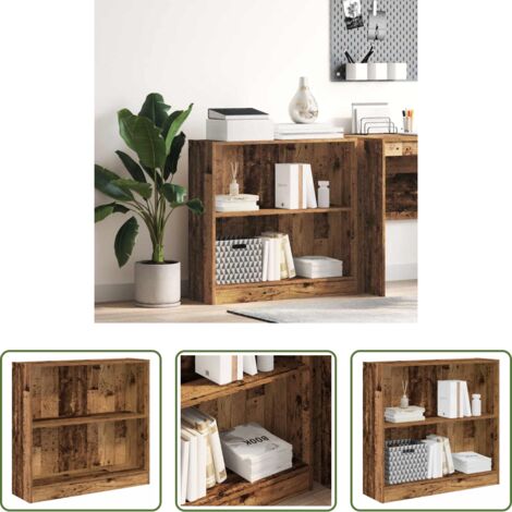 Libreria antica -  Libreria Legno Antico 80x24x76 cm in Legno Multistrato