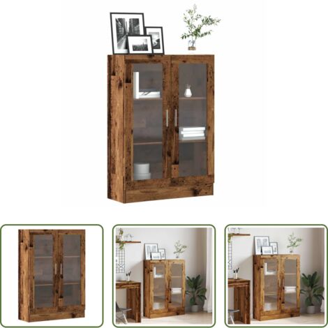 Libreria antica -  Libreria Legno Antico 82,5x30,5x115 cm in Truciolato