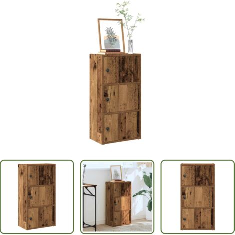 Libreria antica -  Libreria Legno Vecchio 40x24x77 cm in Truciolato
