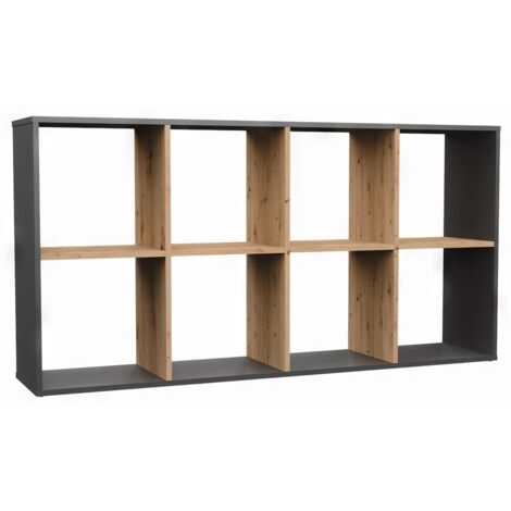 Librería ARTESANAL Malax 2X4 ANTRACITA