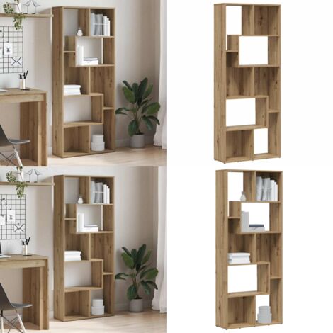 Libreria Artisan Rovere 67x24x161 cm Legno ingegnerizzato - Libreria in legno ingegnerizzato - Libreria rovere