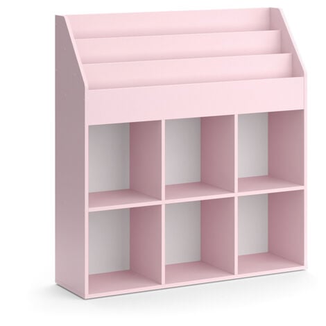 Libreria bambini Luigi, rosa, 107.2 x 114.2 cm Senza box pieghevole, Vicco