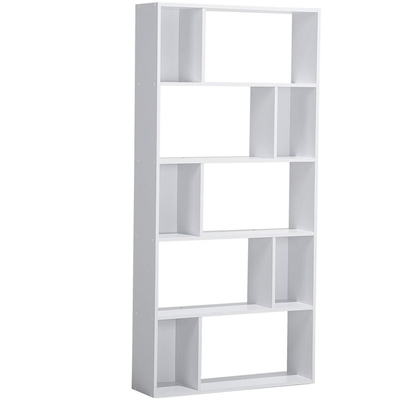 

Beliani - Librería con 5 baldas en blanco ORILLA