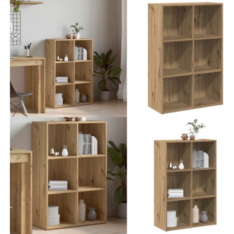 Libreria/Credenza Rovere Artigianale 66x30x98 cm in Truciolato - Credenza in truciolato - Libreria rovere artigianale