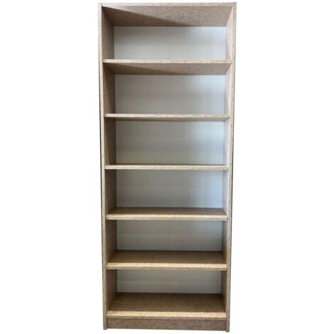 Libreria CTF Alta 6 Ripiani Tela Ramata 80x28x201 cm