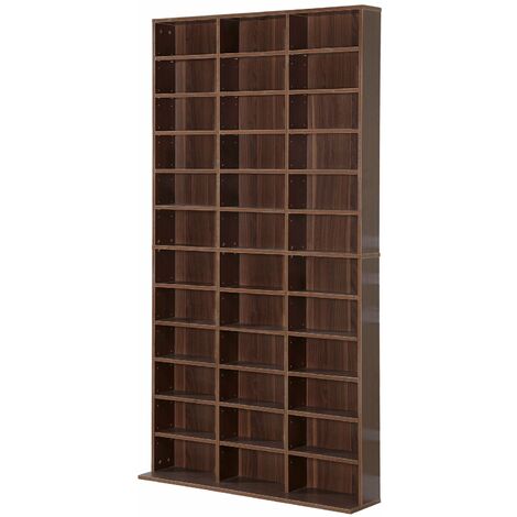 benzoni Libreria Mobiletto Colonna da Parete con Mensole in Legno Marrone 21x20x175 cm
