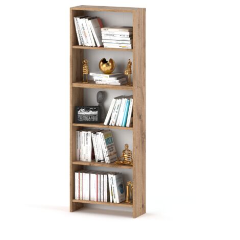 Libreria da ufficio Wotan rovere 60 cm 5 ripiani libreria giocattolo Loft