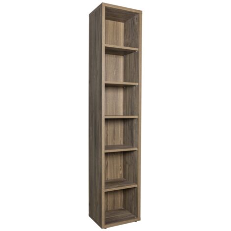 LIBRERIA DAVINCI 44X35,5XH217CM NOCE BRERA