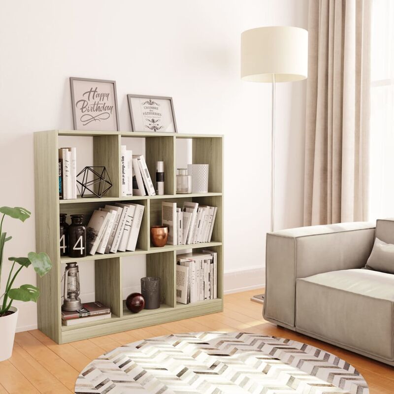 

Libreria de aglomerado color roble Sonoma 97,5x29,5x100 cm