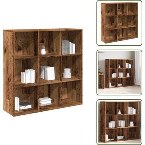 Libreria decorativa - vidaXL Libreria Legno Antico 98x29x97,5 cm - Libreria moderna