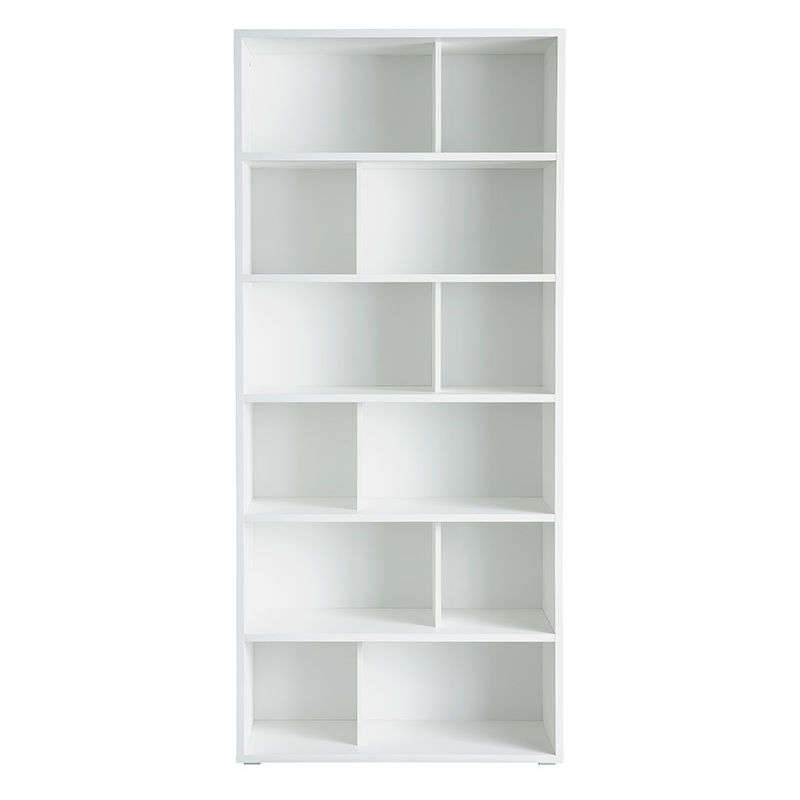 Libreria design in legno bianco EPURE