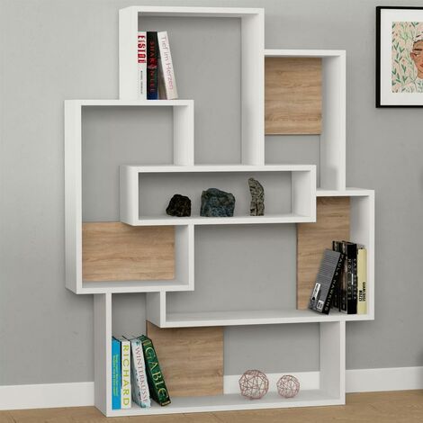 LIBRERIA TUTTA IN LAMINATO BIANCO