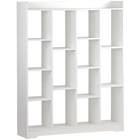 Libreria design moderno 150x120 cm Bianca