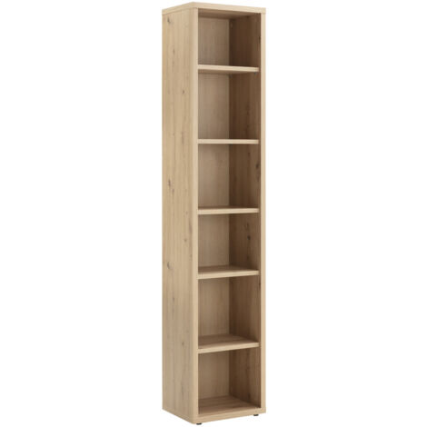 Libreria Disegno a colonna con 5 ripiani regolabili