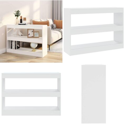 Libreria/Divisorio Bianco 100x30x72 cm - Divisorio - Arredamento