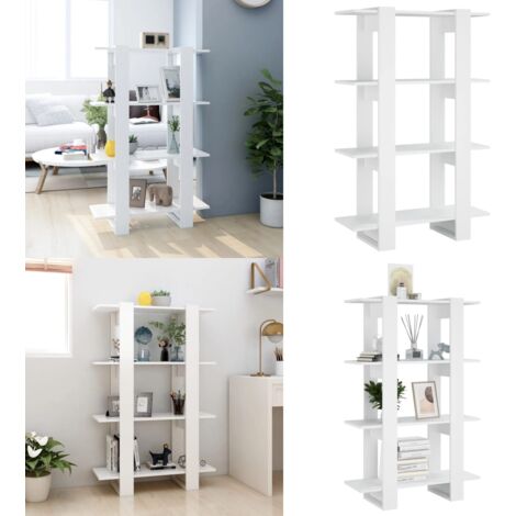 Libreria/Divisorio Bianco 80x30x123,5 cm - Scaffale per libri - Divisorio