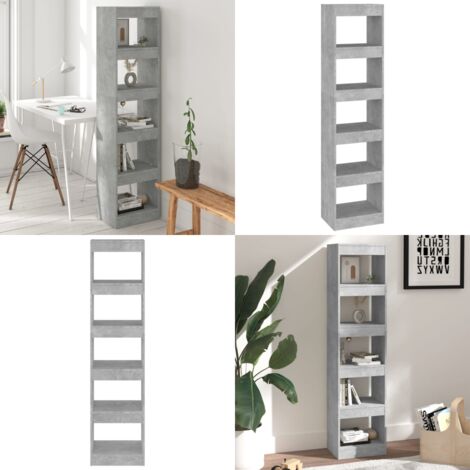 Libreria/Divisorio Grigio Cemento 40x30x166 cm - Divisorio - Arredamento