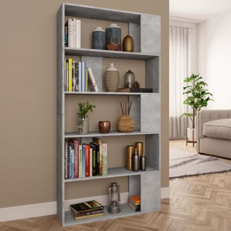 Urbnliving, Libreria a 7 cubi in legno, larga