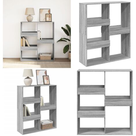 Libreria/Divisorio Grigio Sonoma 100x33x115 cm - Scaffale - Divisorio