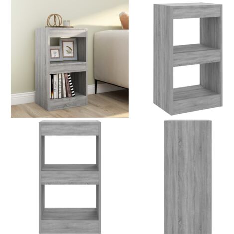 Libreria/Divisorio Grigio Sonoma 40x30x72 cm - Divisorio - Arredamento