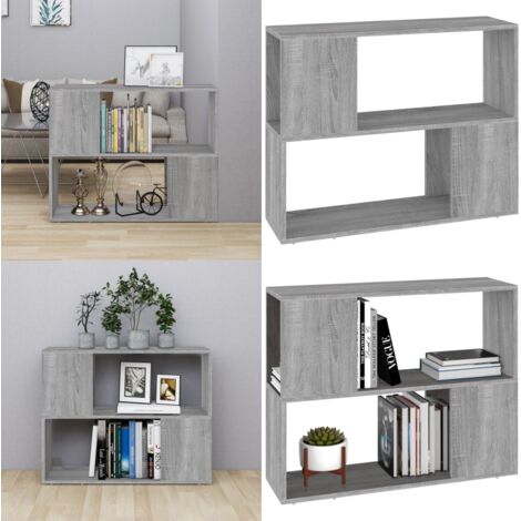Libreria/Divisorio Grigio Sonoma 80x24x63 cm - Divisore - Scaffale