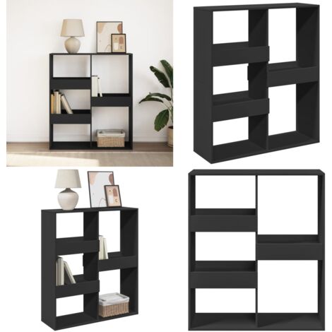Libreria/Divisorio Nero 100x33x115 cm - Scaffale - Divisorio