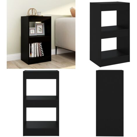 Libreria/Divisorio Nero 40x30x72 cm - Divisorio - Arredamento