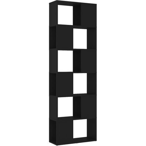 Libreria/Divisorio in Truciolato Scaffale 80x24x186 cm Colori Diversi