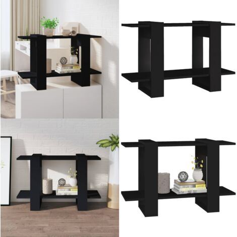 Libreria/Divisorio Nero 80x30x51 cm - Divisorio - Arredamento
