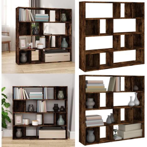 Libreria/Divisorio Rovere Fumo 105x24x102 cm - Scaffale - Divisorio