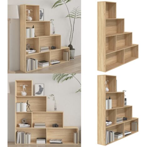 Libreria/Divisorio Rovere Sonoma 155x24x160cm Legno Multistrato - Libreria rovere sonoma - Divisorio per corridoio