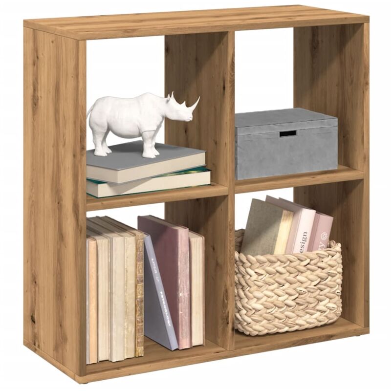 Vidaxl - Libreria Divisorio Rovere Artigianale 69,5x29x69,5cm Truciolato