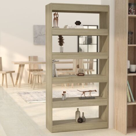 Unico Design Libreria Nera 80x30x145,5 cm in Legno Multistrato e Ferro  80x30x145,5 cm Magnifico