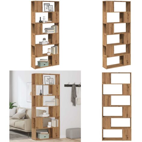 Libreria/Divisorio Stanza Rovere Artigianale 80x24x186 cm - Divisorio - Scaffale